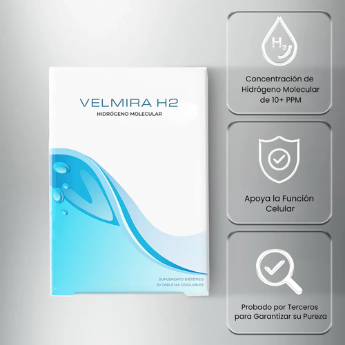 Velmira™ Tabletas de Hidrógeno Molecular