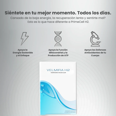 Velmira™ Tabletas de Hidrógeno Molecular