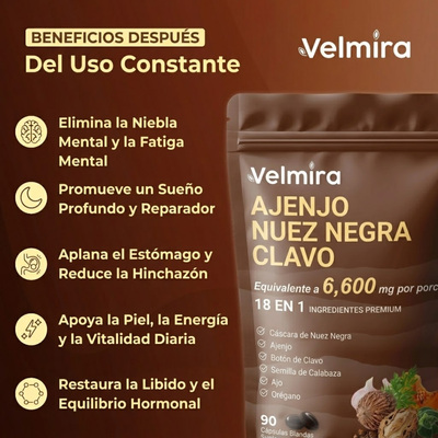 Velmira™ Complejo de Ajenjo y Nogal Negro